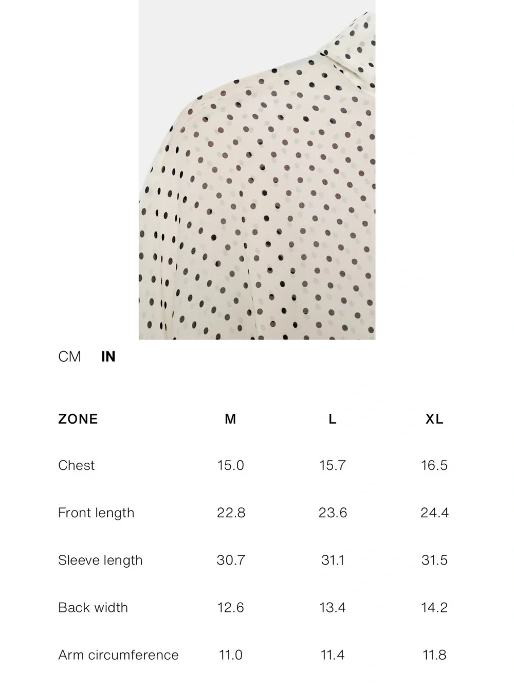Zara Polka Dot Blouse Top Semi Sheer Draped Puff Sleeves High Neck White Black